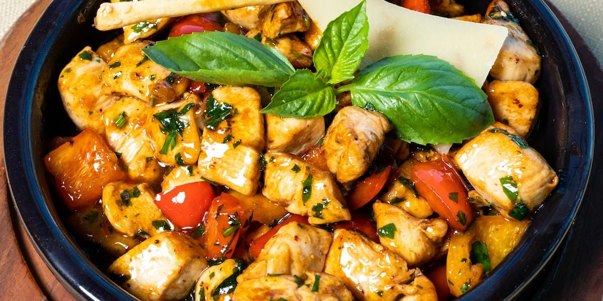 guiso de pollo