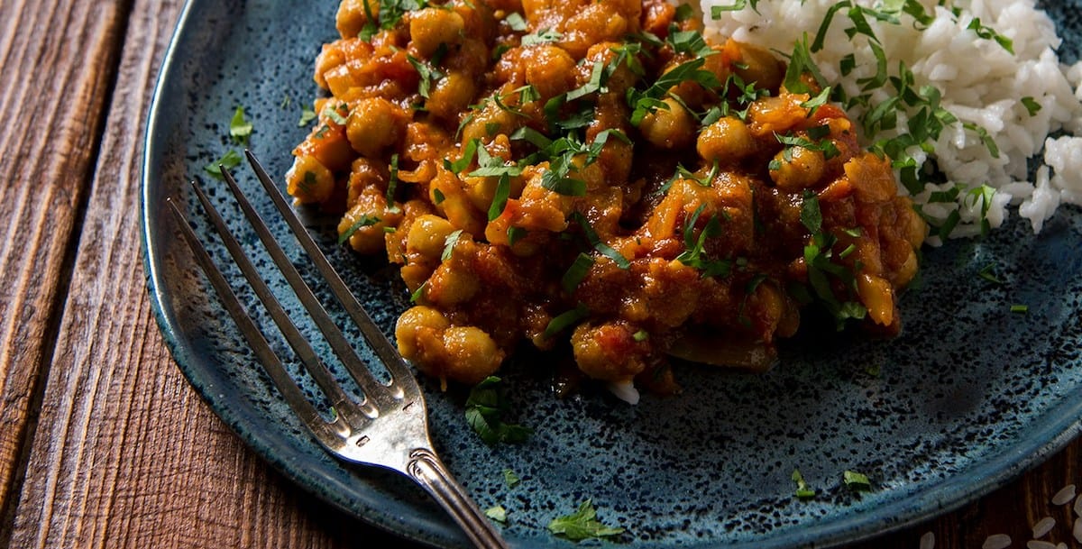 garbanzos al curry