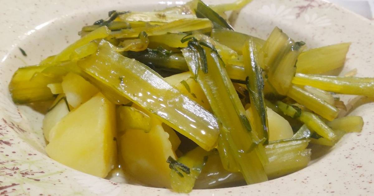 patatas con borraja